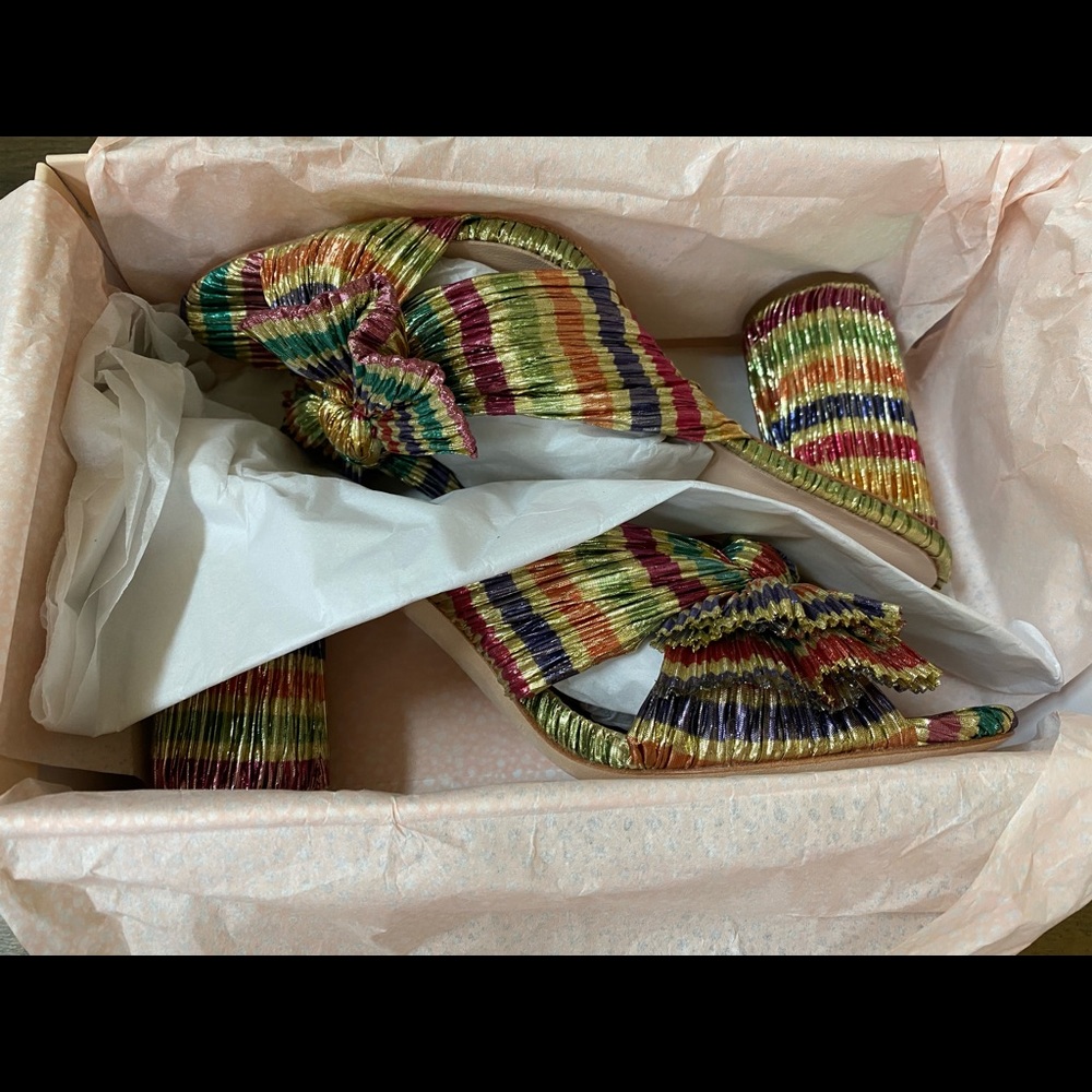 Loeffler Randall Penny Knot Mule Candy Size 9